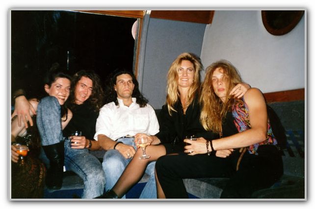 DJ & friends on river cruise circa 1991